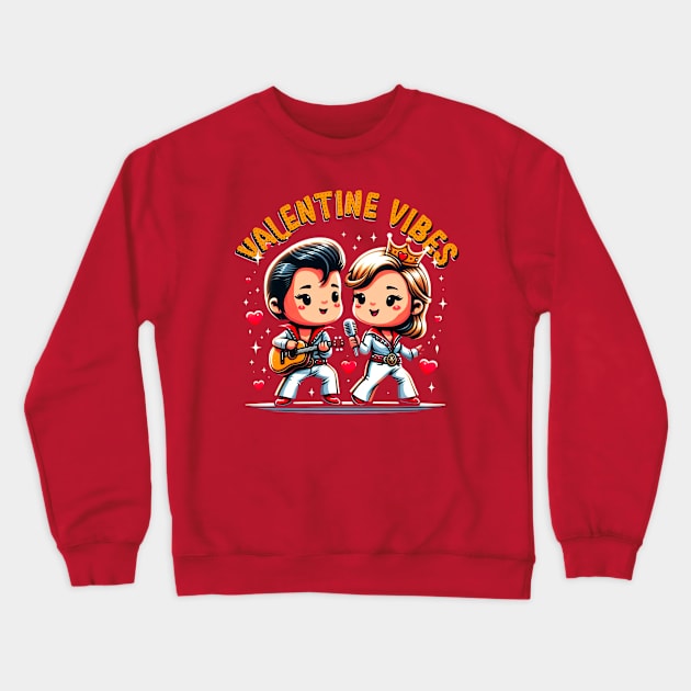 Valentine's Day Vibes 59 Crewneck Sweatshirt by fadinstitute